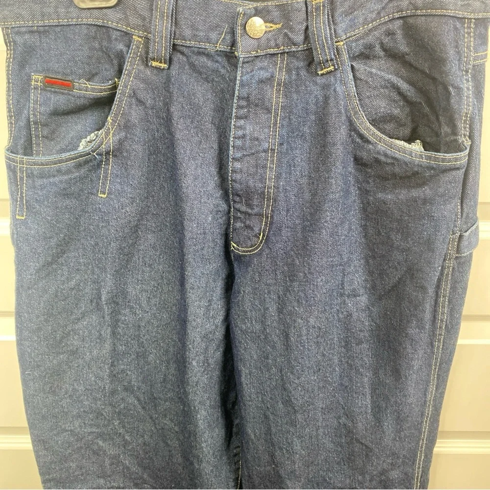 FUBU THE COLLECTION- Mens 36x34 Jeans Patchwork Baggy Wide Grunge Street